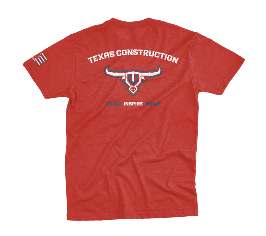 Ballpark Vibe TC Support Tee - Texas Construction School Support Store