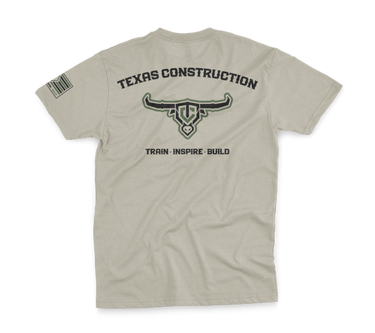 Camo TC Support Tee - Texas Construction School Support Store